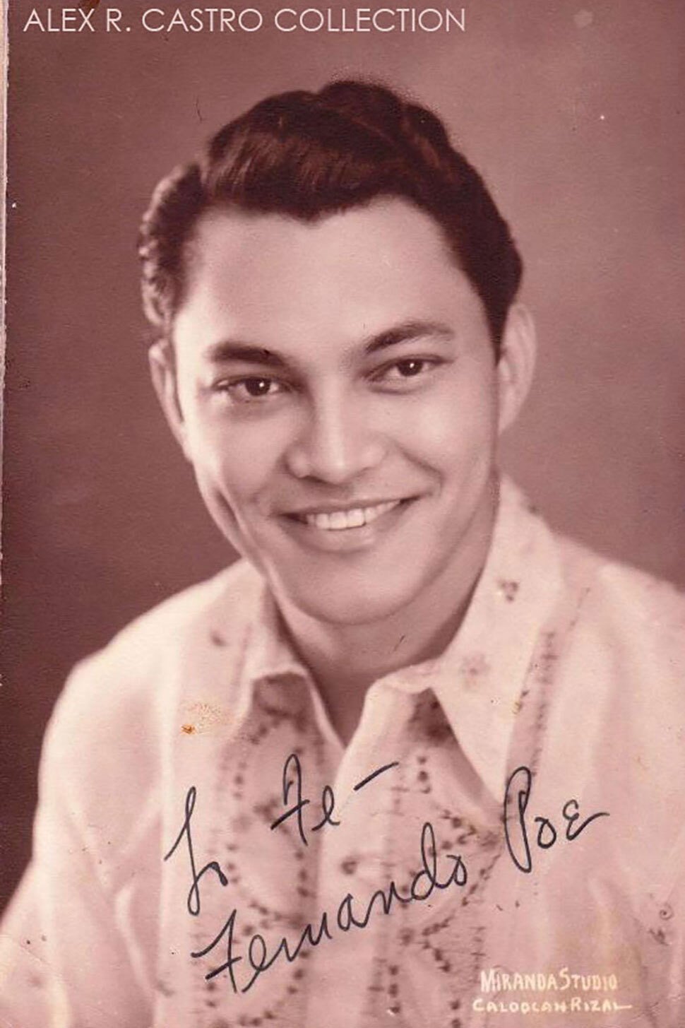 Fernando Poe as Andres Diwa in Tatlong Maria
