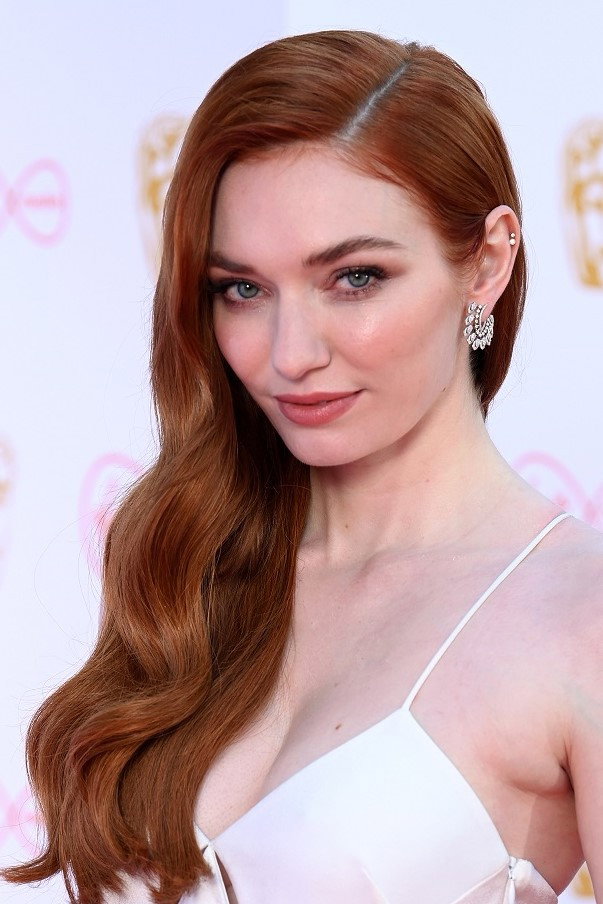Eleanor Tomlinson as Georgiana Darcy in Death Comes to Pemberley