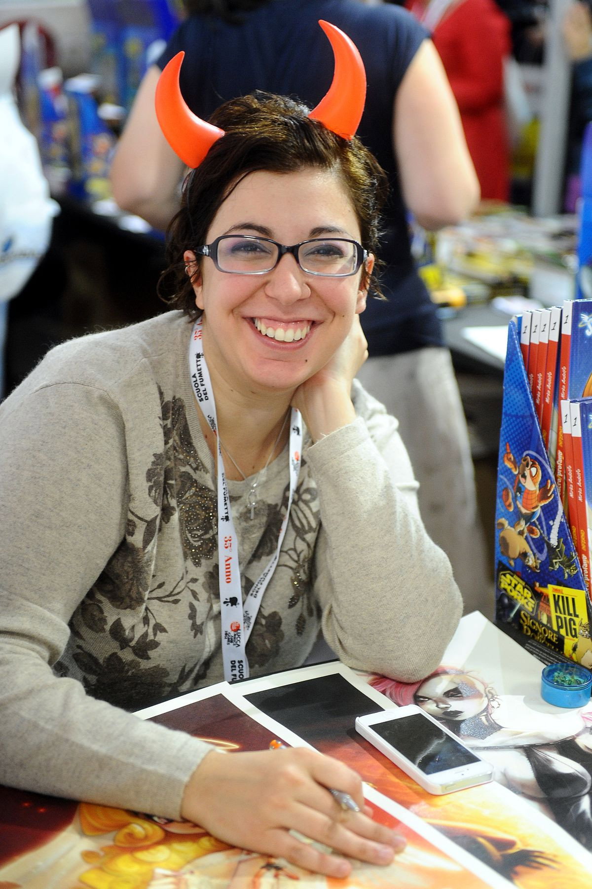Mirka Andolfo as Sé stessa in Generazione Fumetto