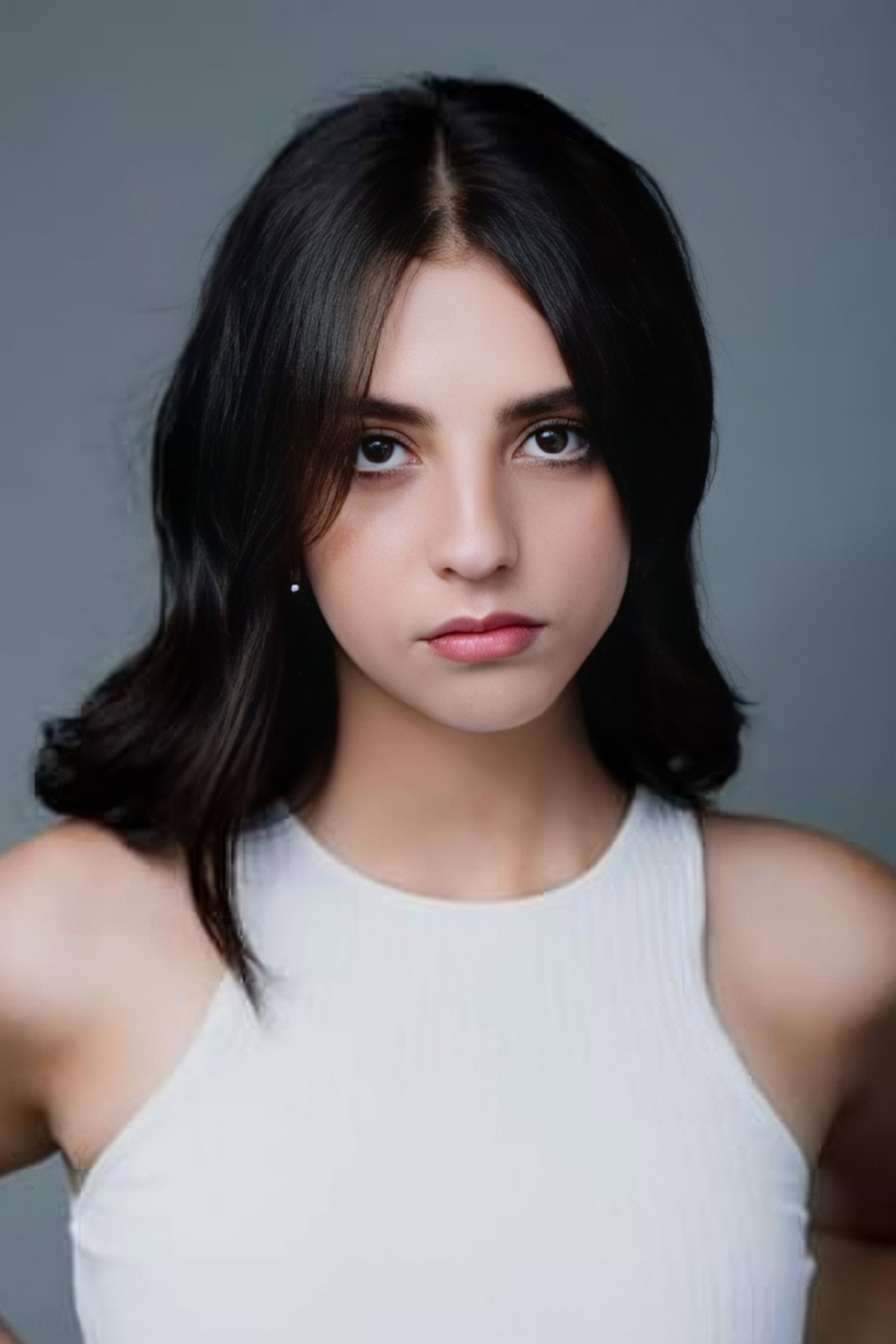 Anxel García as Lucía in Cindy la Regia: The High School Years