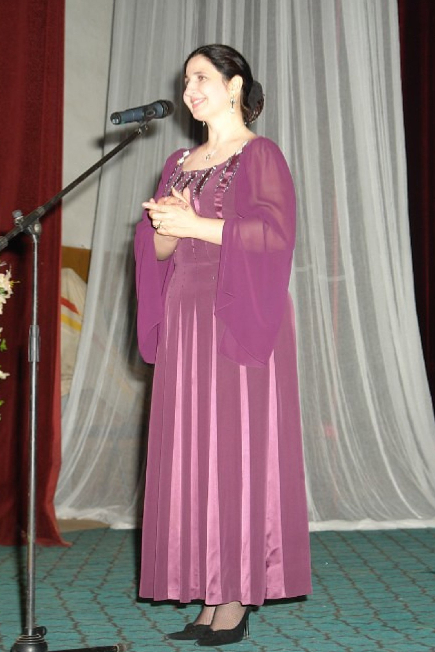 Lyubov Barakhoeva as Self in Melodies of the mountains