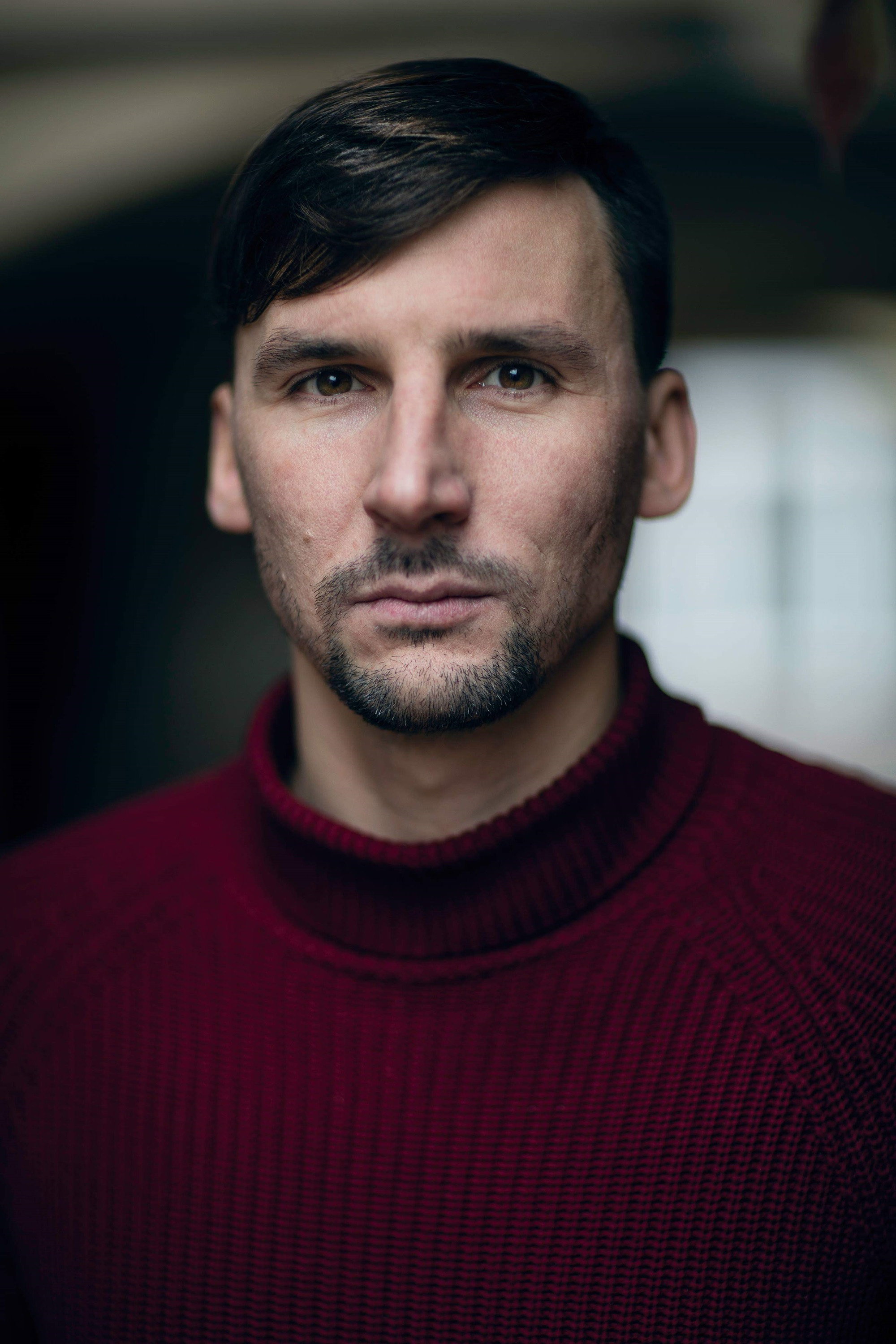 Valentinas Krulikovskis as Dariušas in Emigrantai. Lašišos
