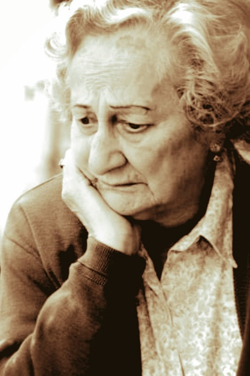 Nuccia Fumo as Professor's Mother in Package, Double Package and Counterpackage