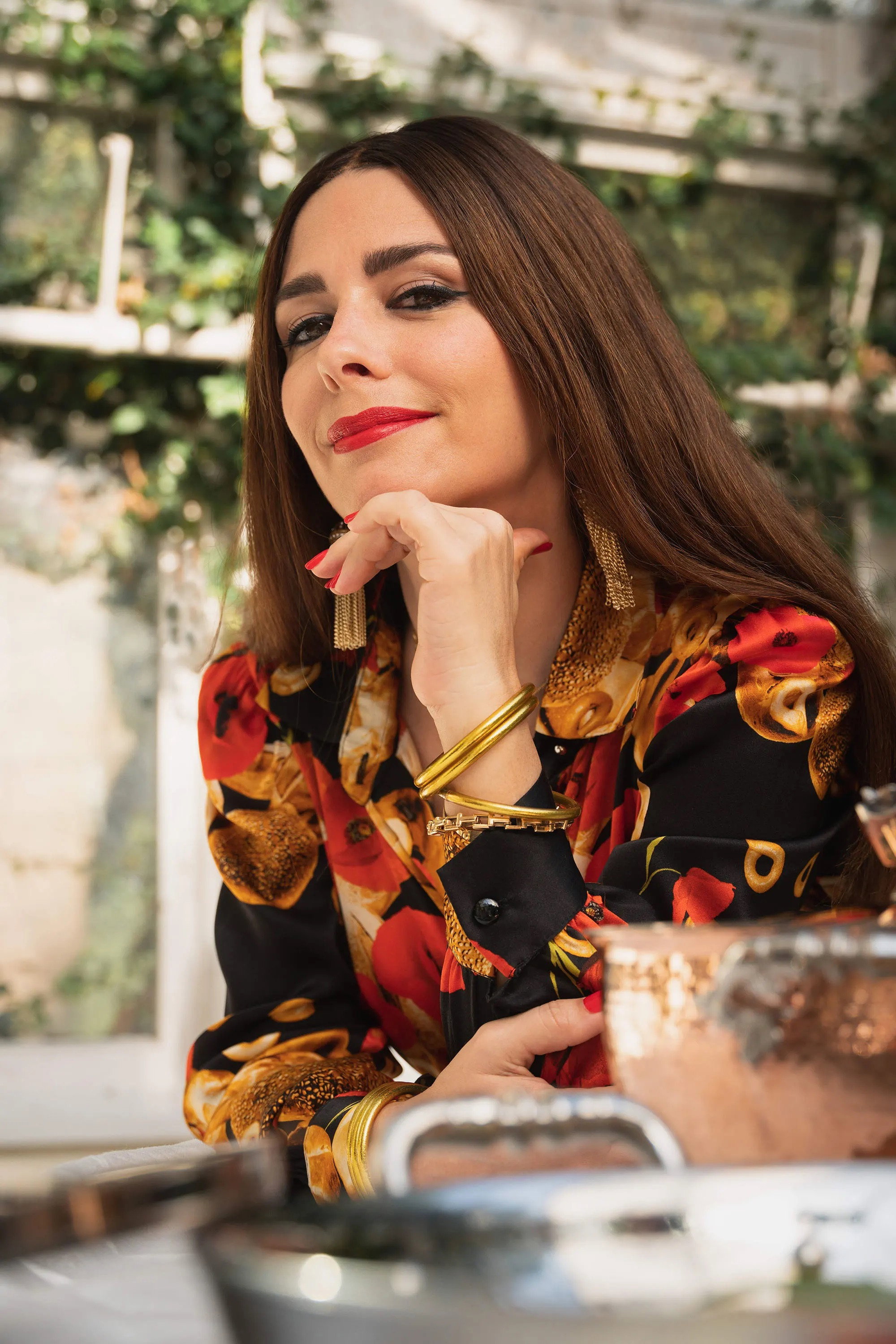 Nadia Caterina Munno as Self - Host in The Pasta Queen