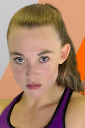 Stephanie Maze as Steffi Sky in GWF. Women Wrestling Revolution 10