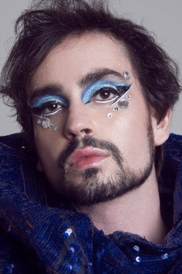 Johnny Hooker as Henry Wotton (Act One) in Dorian Gray, or Narcissus Through the Looking Glass