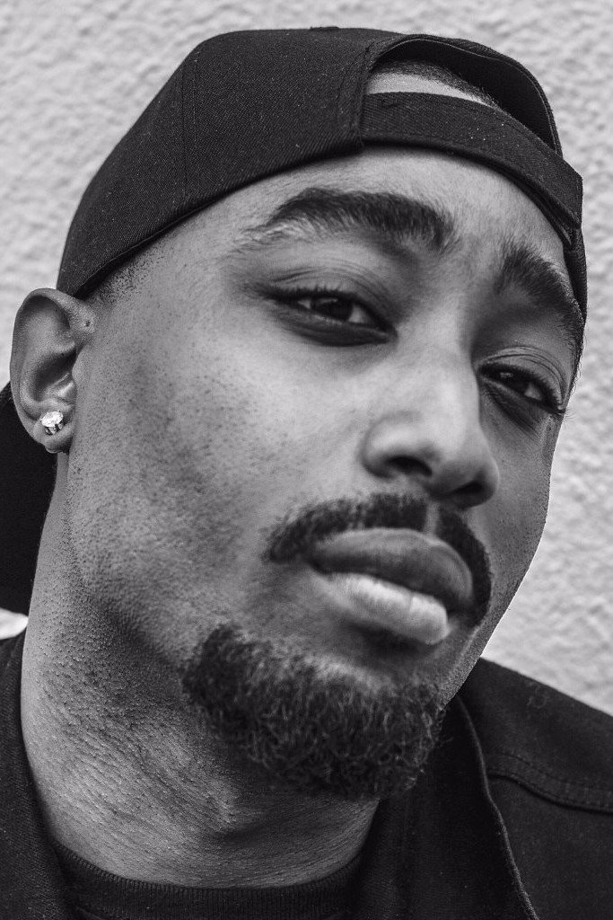 Marcc Rose as Tupac Shakur in Unsolved: The Murders of Tupac and The Notorious B.I.G.