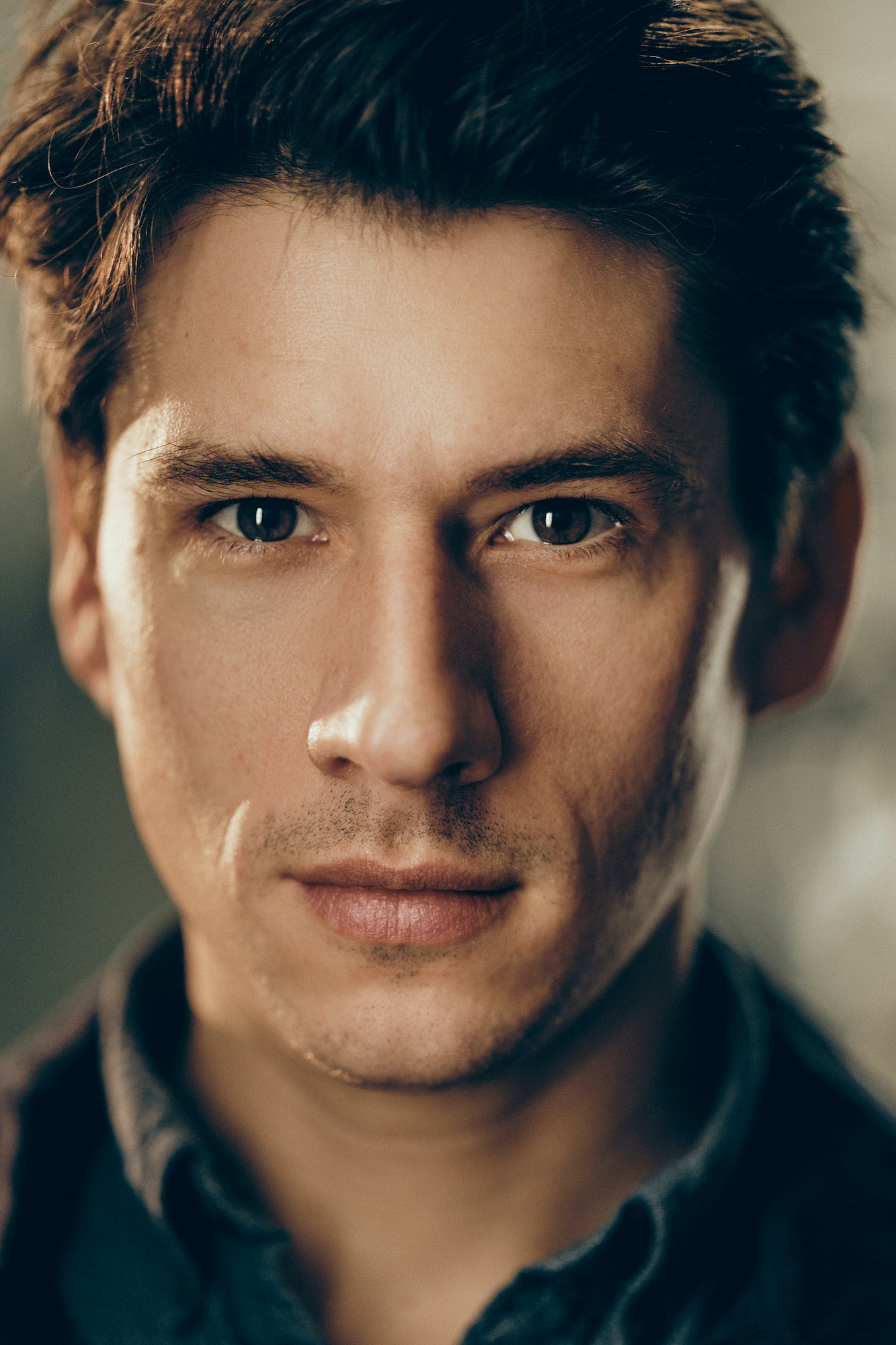 Charles Reston as Adam in A Love Model