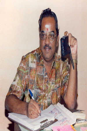 Kunigal Nagabhushan as Rangana in Amruthavarshini