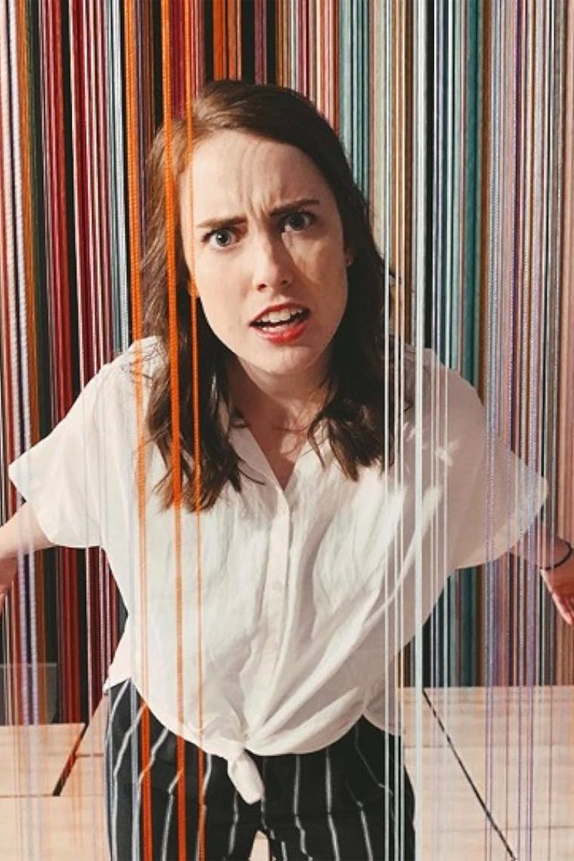 Laina Morris as Herself in The Meme Machine