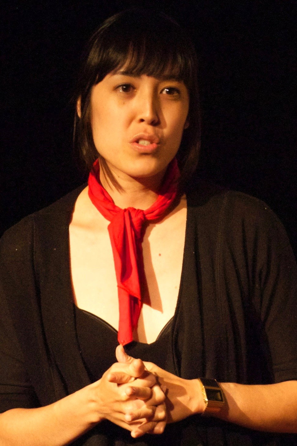 Annie Katsura Rollins as Julia Crane in Americanese
