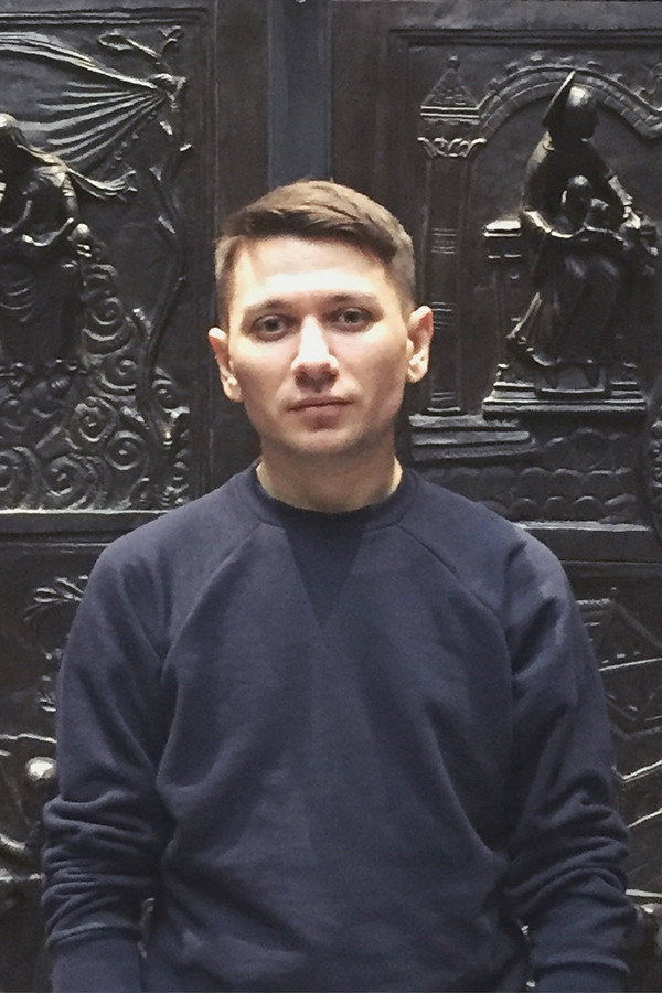 Mykola Ovcharov as Teacher in Black Hole