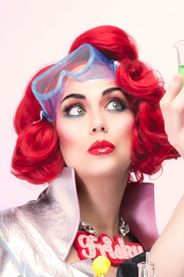 Laura Corcoran as Frisky in A Very Frisky & Mannish Christmas