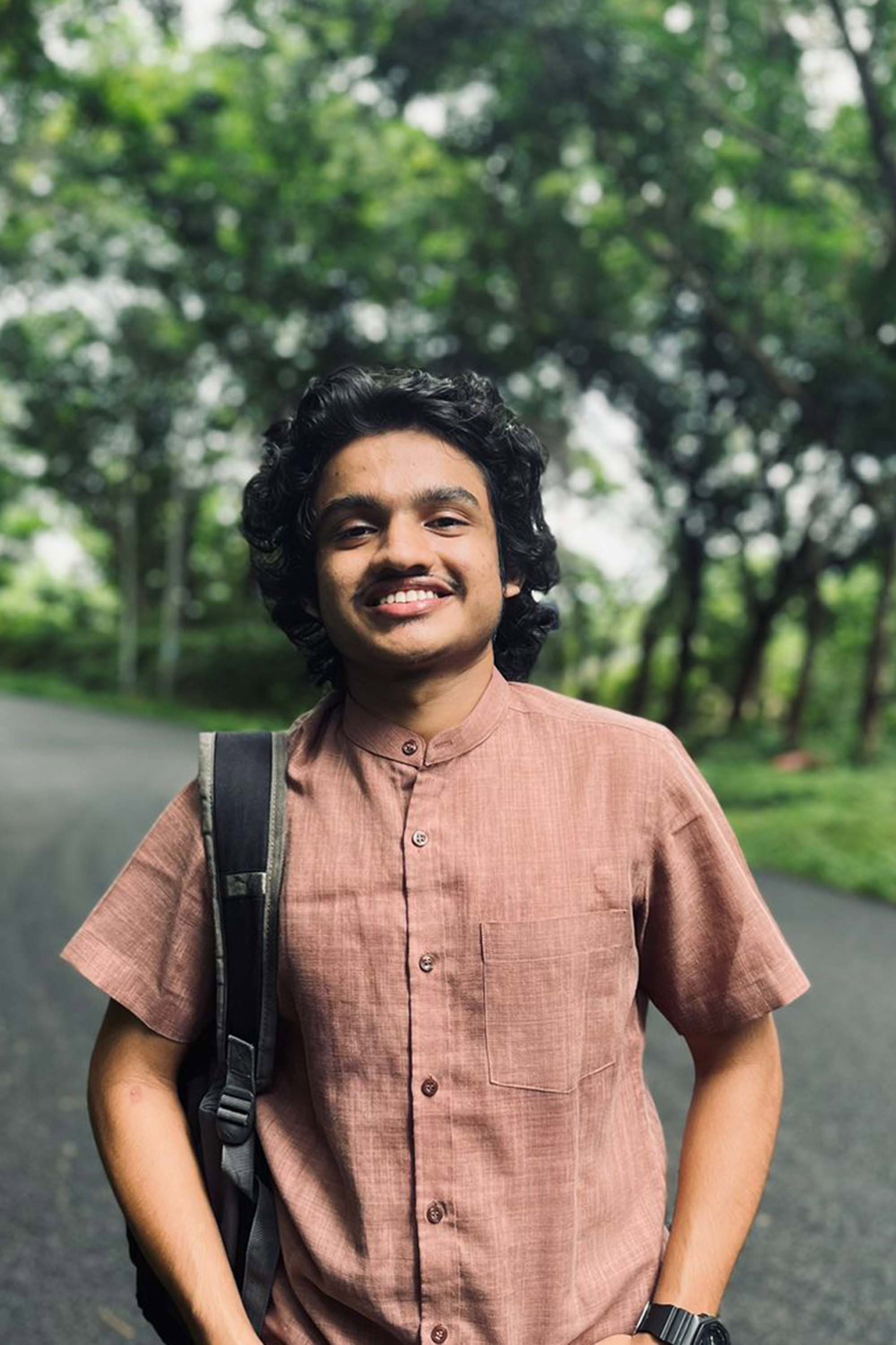 PK Gopi as Student in Waheeda A Flashback.