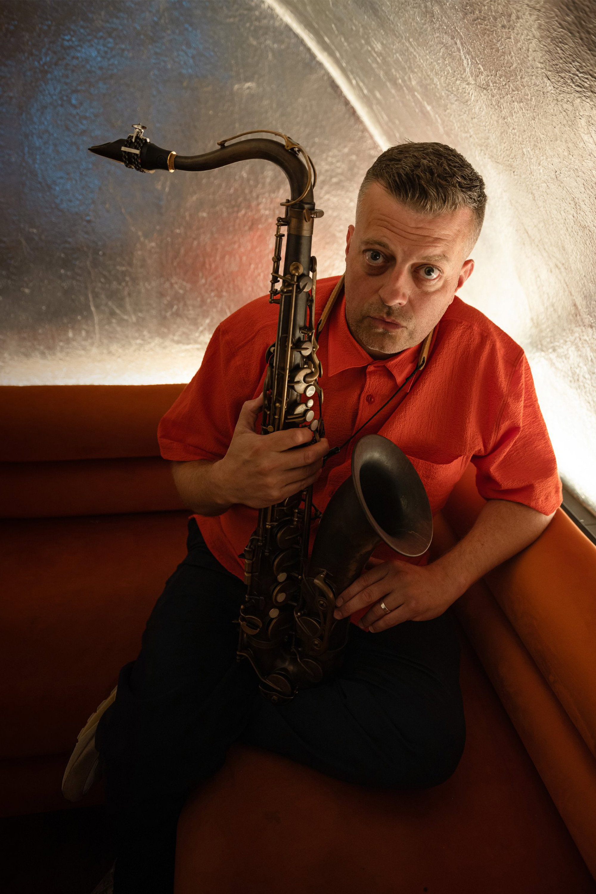 Mark Brown as Mark Brown in The Horne Section TV Show