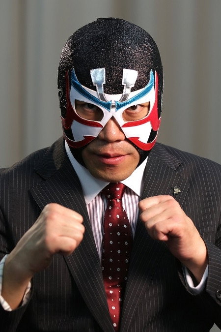 村川政徳 as The Great Sasuke in FMW 4th Anniversary Show: Origin