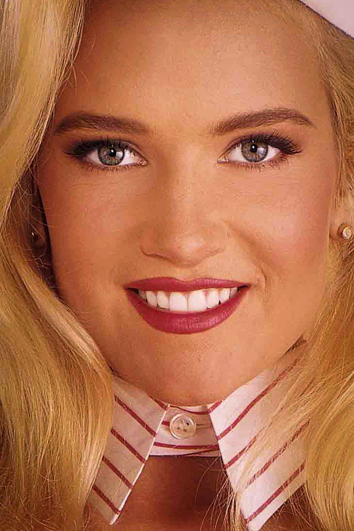 Barbara Moore as self in Playboy Video Playmate Calendar 1994