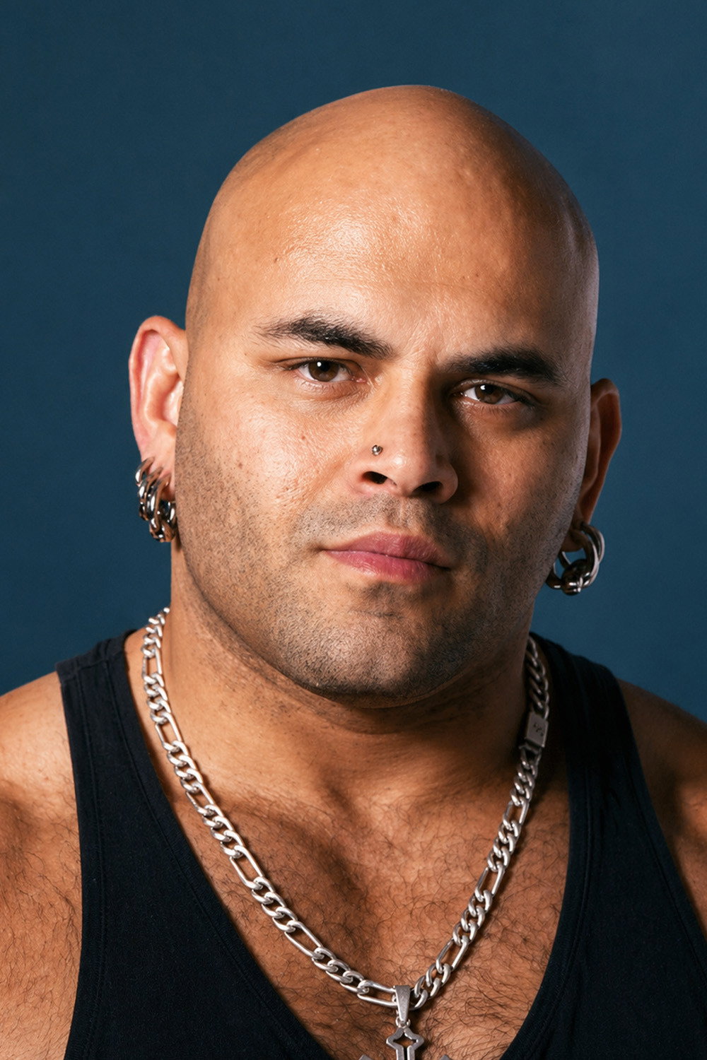 Charles Ashenoff as Konnan in ECW House Party 1996