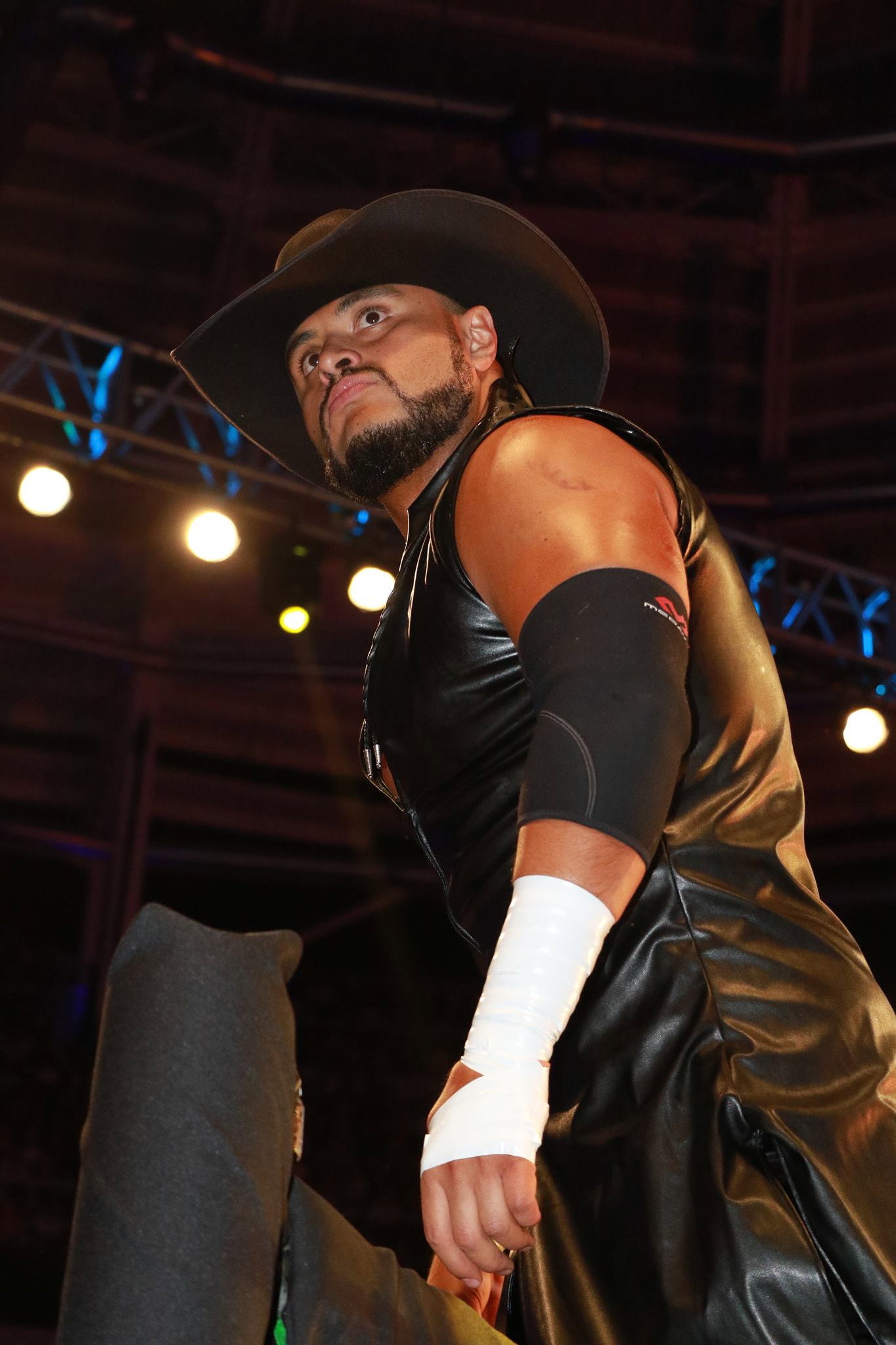 Luis Arturo Aguilar Mendoza as El Texano Jr. in AAA TripleMania XXIV