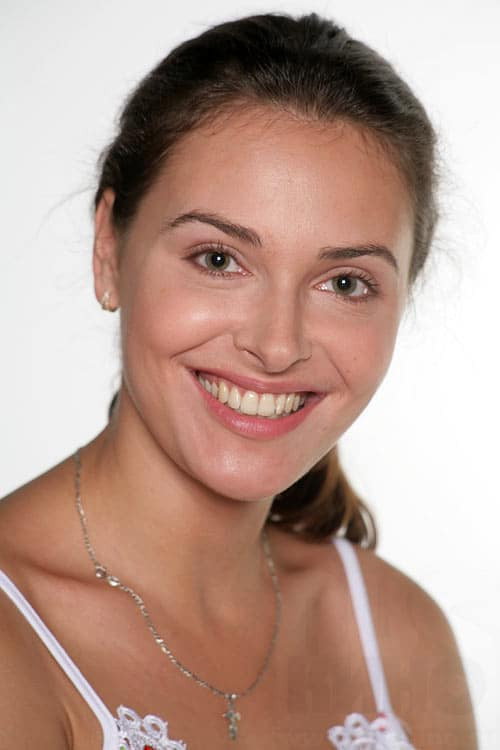 Ольга Фадеева as Sergeant Irina Pyleeva in Soldiers: Hello, Company, New Year!