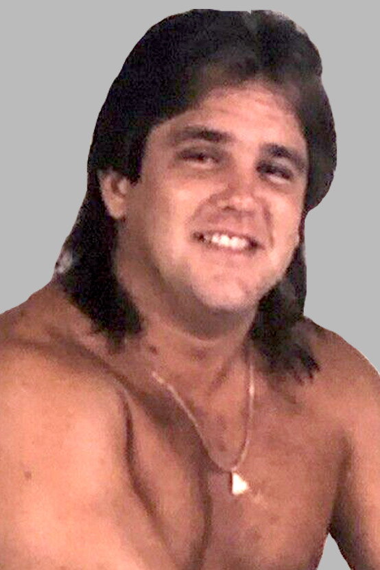 Brett Woyan as Brett Wayne Sawyer in GCW at The Omni (December '83)