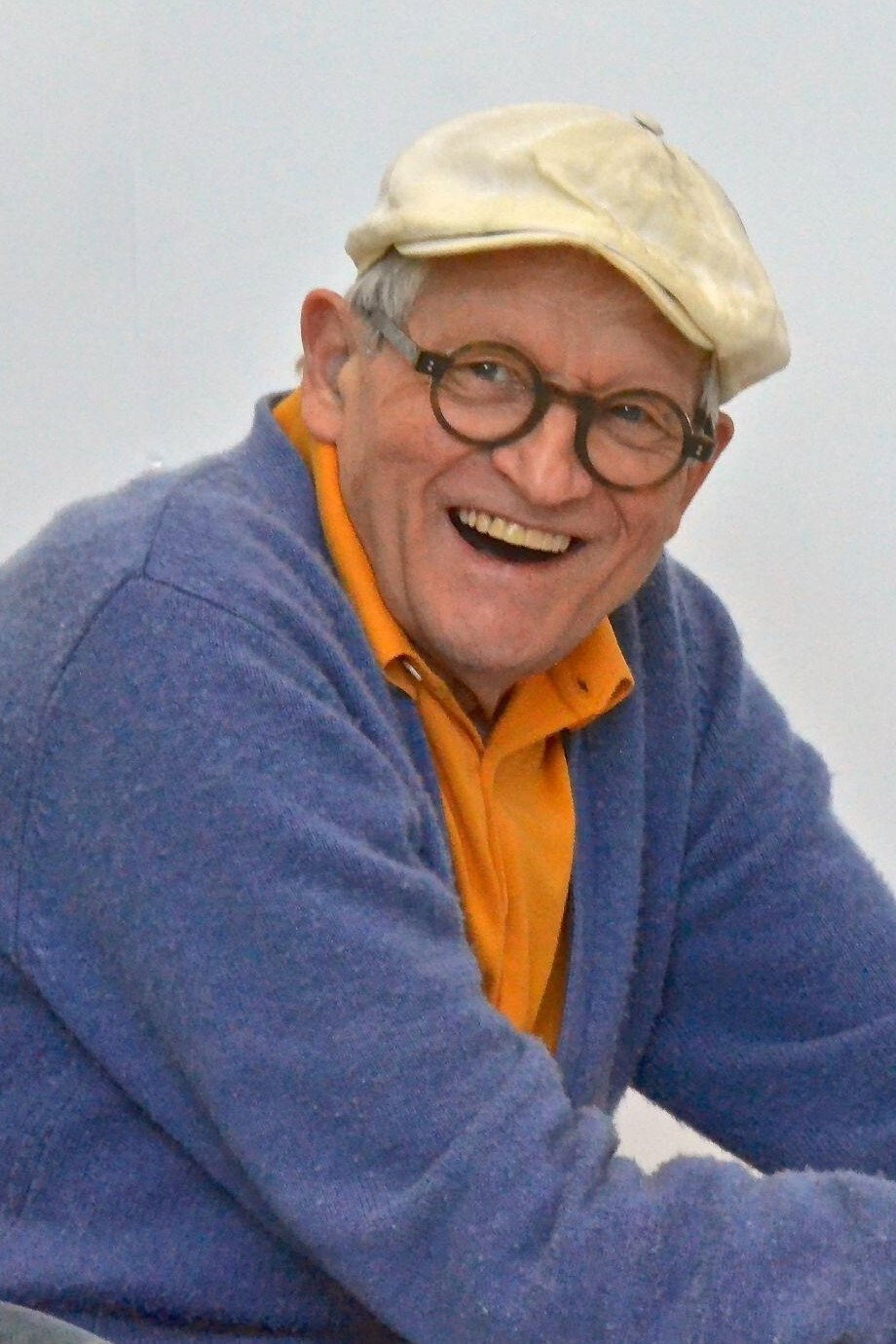 David Hockney as Self in A Day on the Grand Canal with the Emperor of China or: Surface Is Illusion But So Is Depth