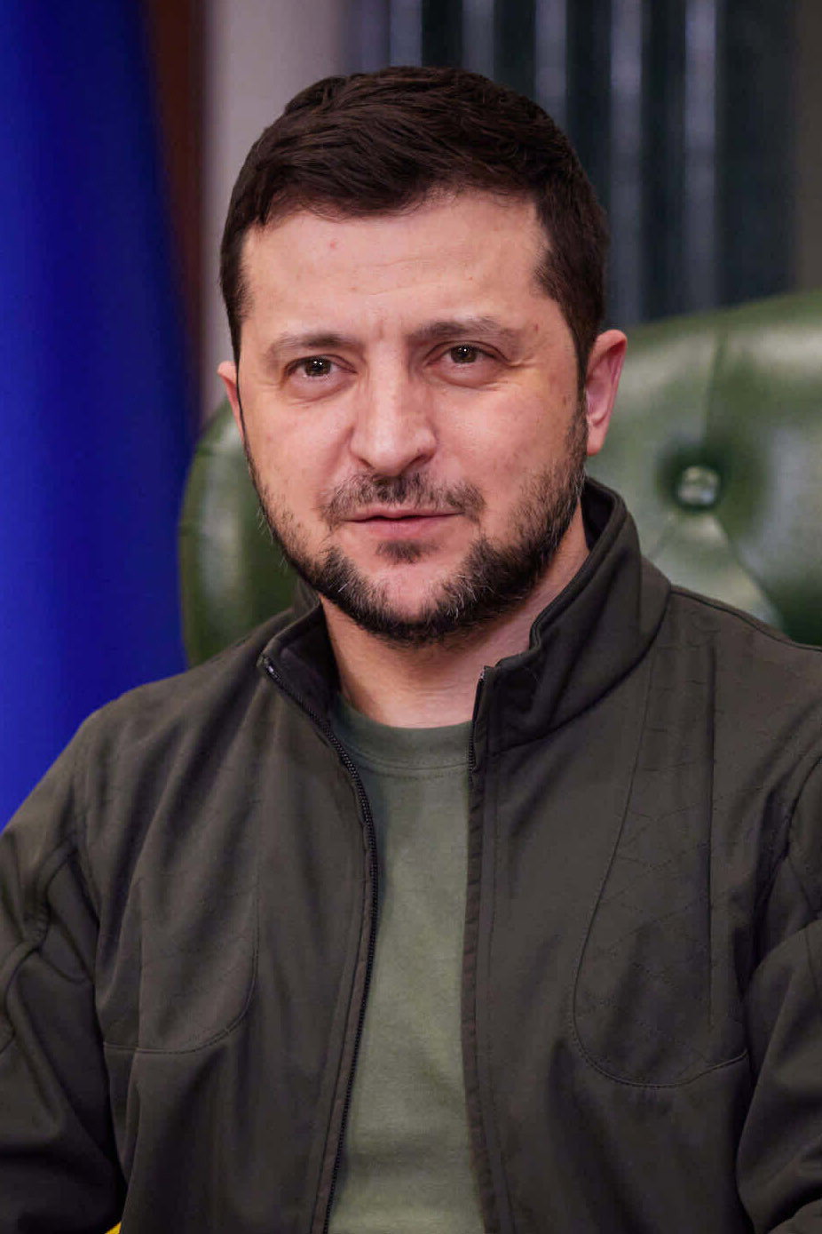 Володимир Зеленський as Volodymyr Zelenskyy in Stoltenberg i møte med krigen