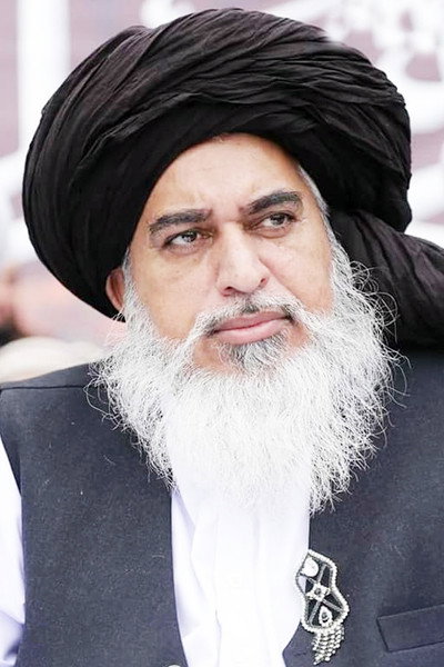 Khadim Hussain Rizvi as Chief Cleric TLP in The Accused: Damned or Devoted?