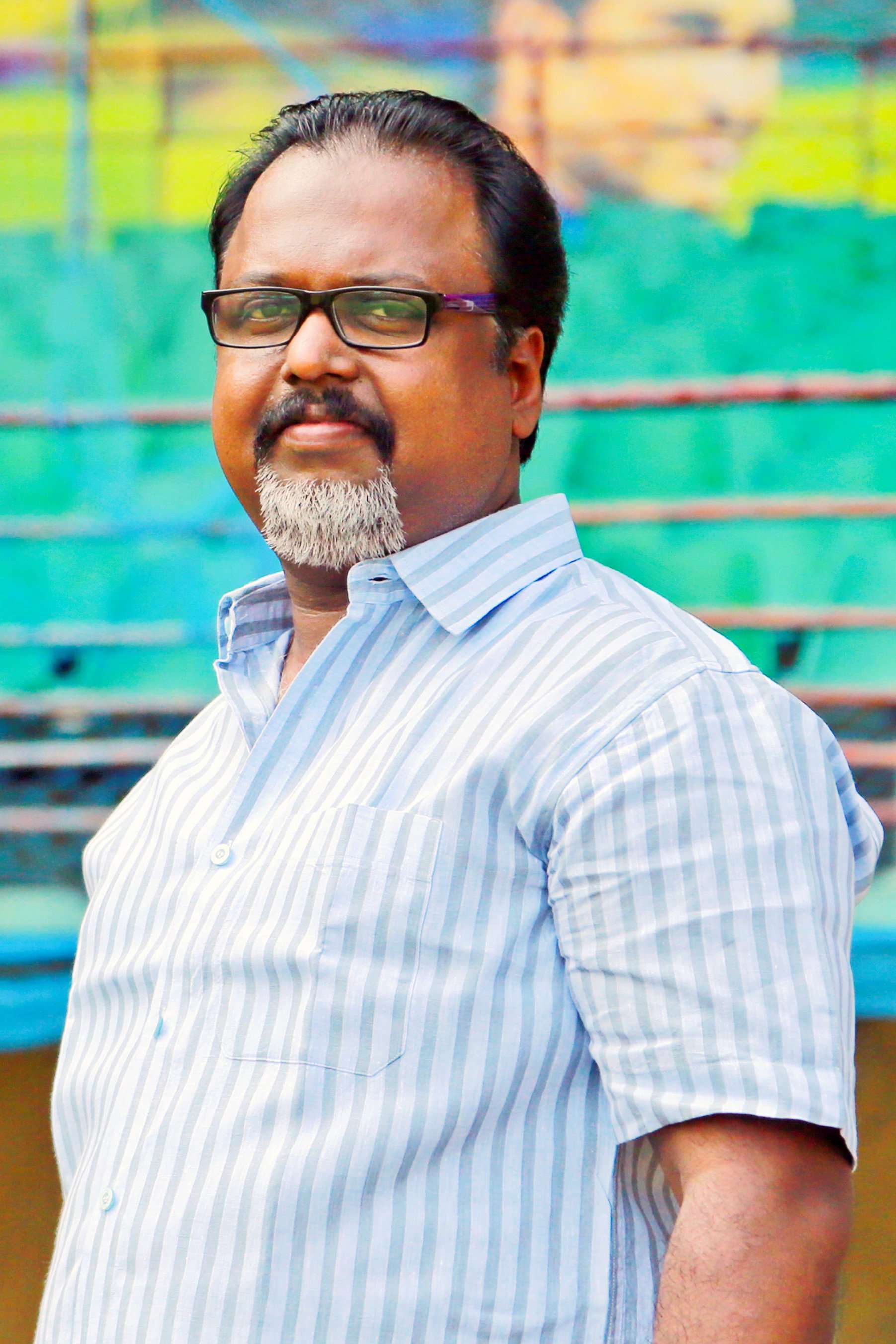 Shaiju Damodaran as Self in Maitanam - The Story of Football in Kerala