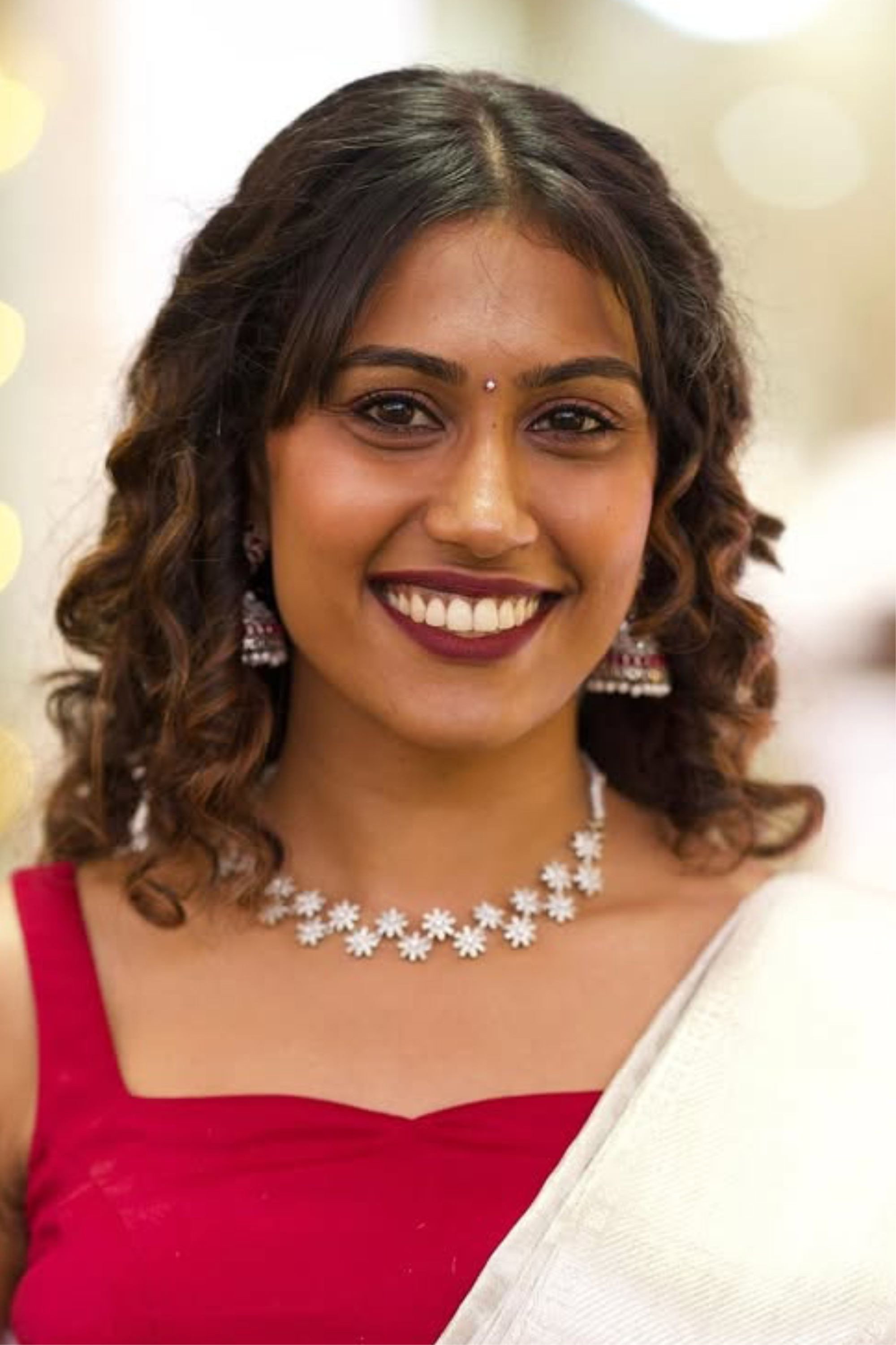 Anagha Maria Varghese as Elizabeth in Sundari Gardens
