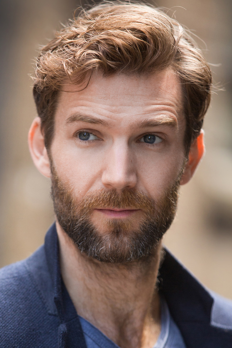 Simon Harrison as Kim Philby in The Pigeon Tunnel