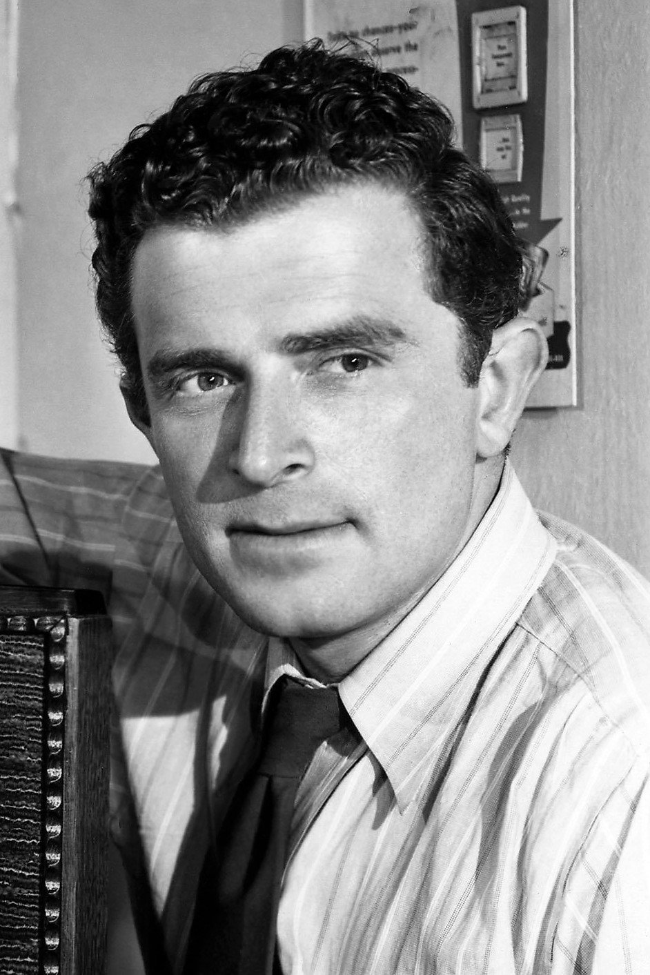 George Tyne as Lieutenant Carr in They Won't Believe Me