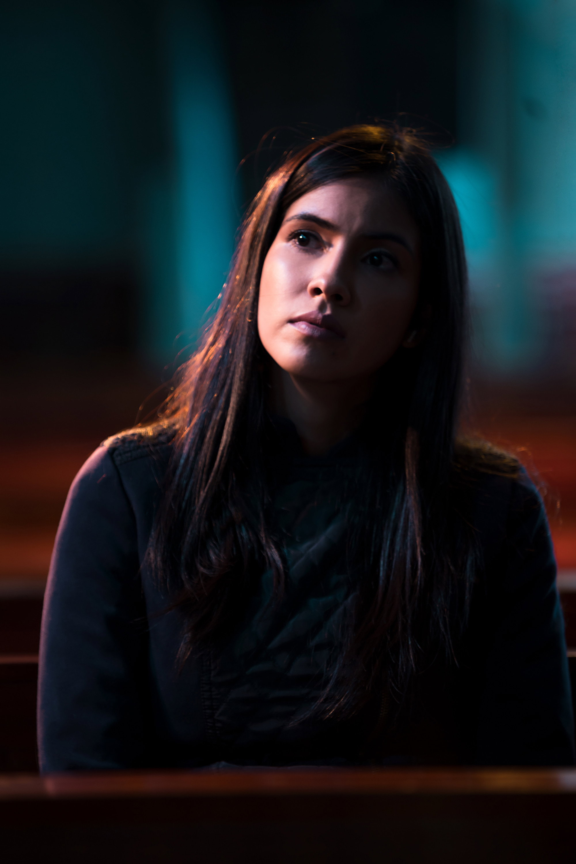 Pamela Sambrano as Ana in El cuidador del bosque