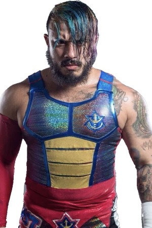John Yurnet as Mecha Wolf in AAA Guerra De Titanes 2023