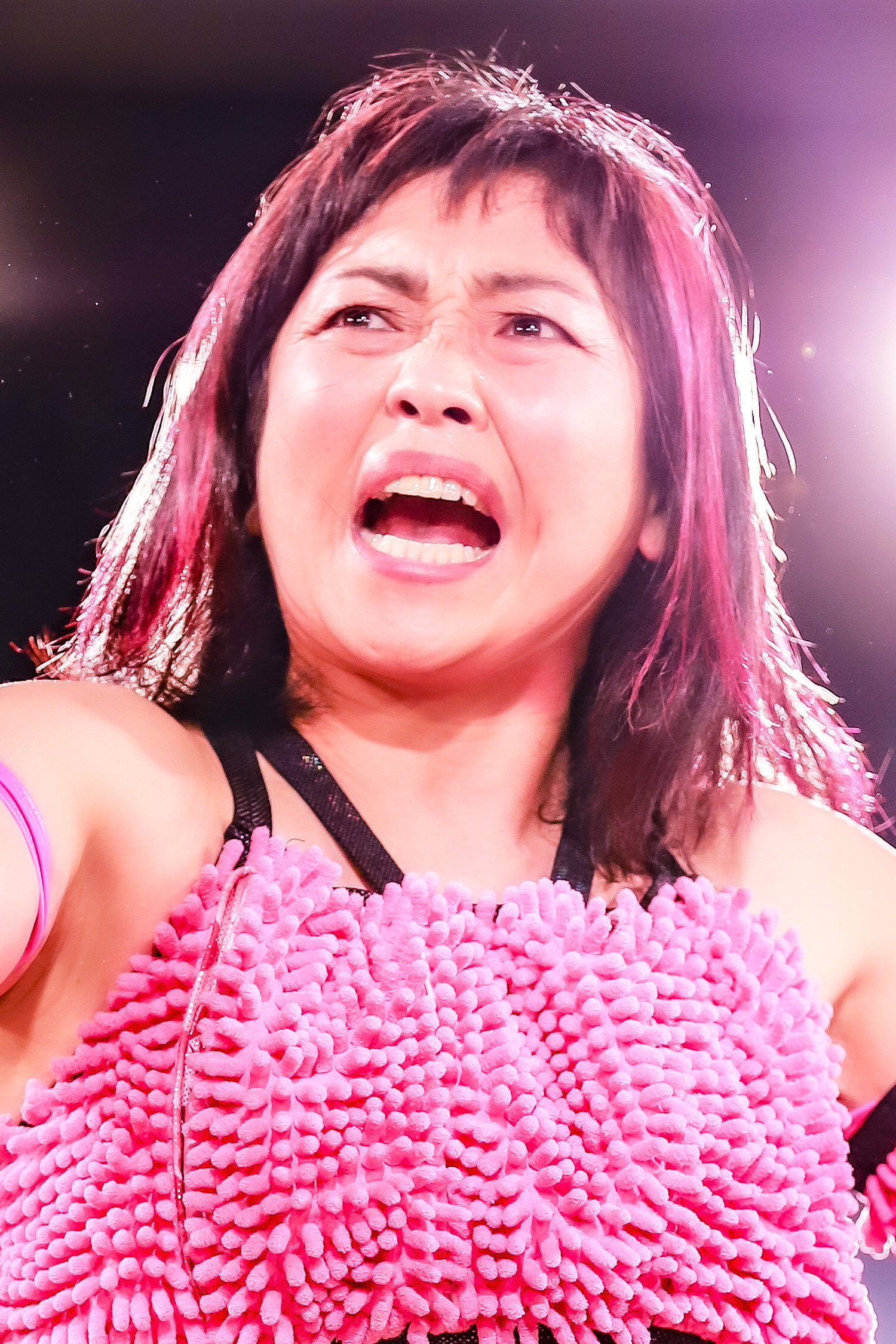 広田さくら as Sakura Hirota in Sendai Girls Joshi Puroresu Big Show In Osaka