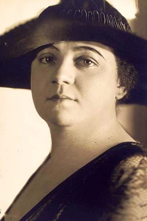 May Boley as Mrs. Maddy Overhose in Without Orders