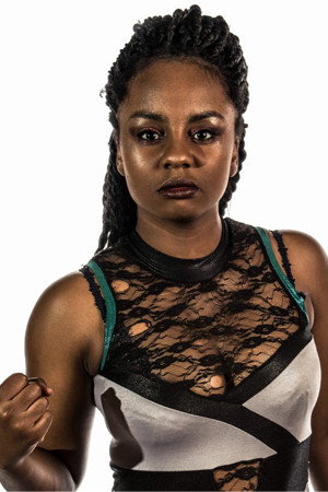 Chakara Angus as Chakara in EVE Wrestle Queendom 3
